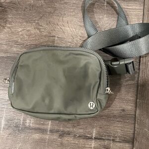 lululemon athletica Olive Green Nylon Waist Pack